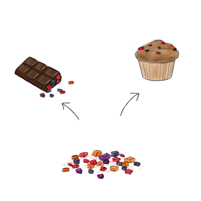 Gereconstrueerd fruit